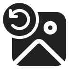 Image Arrow Counterclockwise SVG Icon